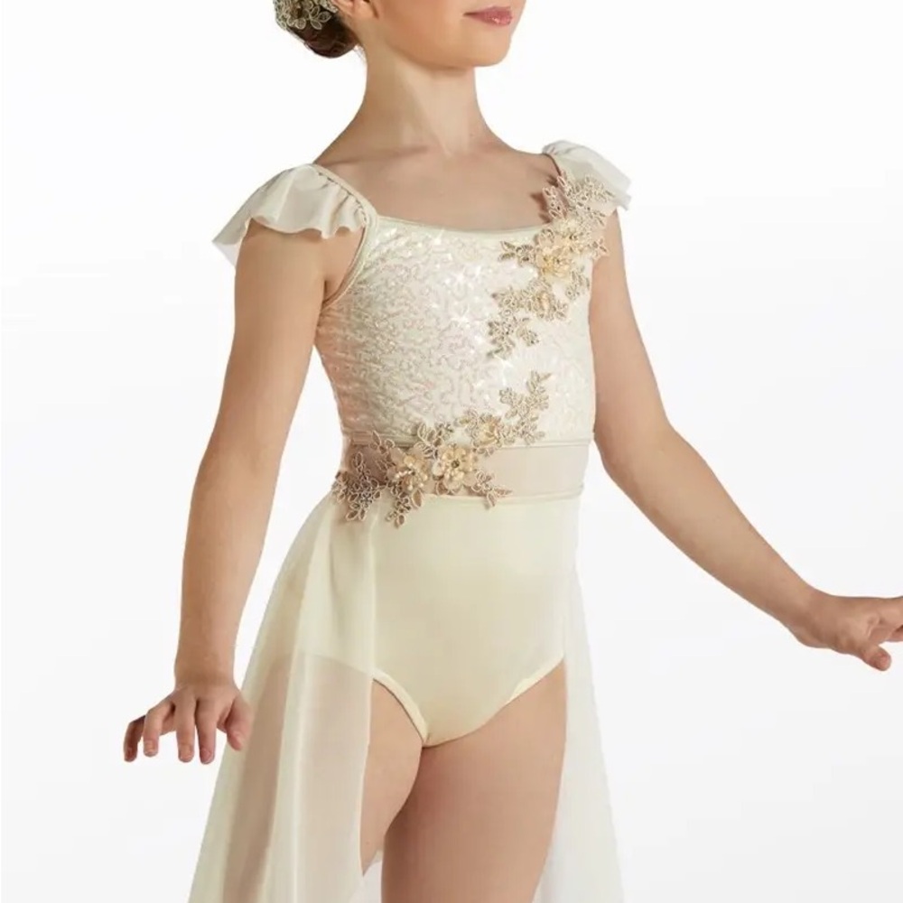 Elegant Ivory Kids Costume